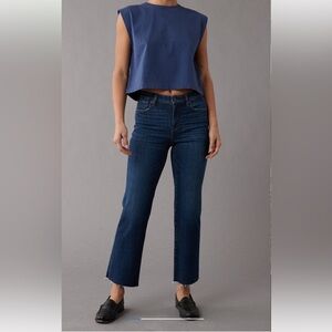 New with tags American Eagle high rise kick bootcut crop Jean size 14